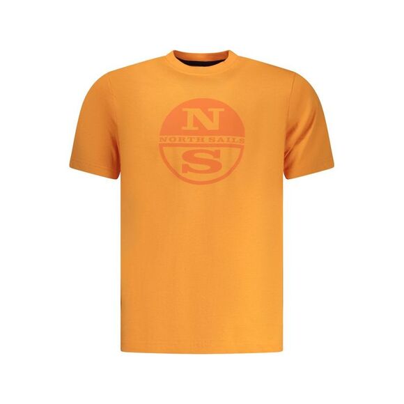 North Sails Arancione Cotton Men's Men's T-Shirt